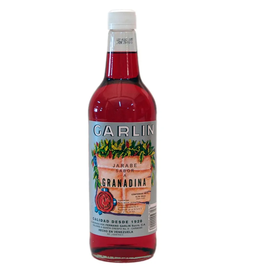 Jarabe-de-Granadina-Garlin Bebidas